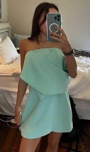 DO+BE  dress teal strapless