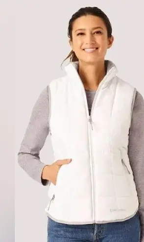 Free Country Women's  Lite Everyday Reversible Vest White