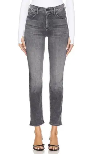 NWT Mother The Rascal Flood in Magic 8 Ball Stretch Straight Jeans 27 Gray