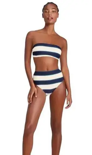 Kate Spade NWT!  Awning Stripe Bandeau Bikini Top - Size XS