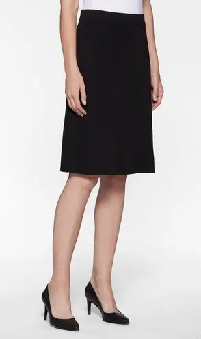 Misook Exclusively Black Acrylic Straight Knit 22” Pencil Skirt Size Small