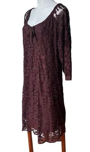 Garnet Hill Bohème Easy Lace Dress, Sz 18