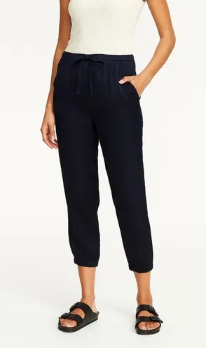 R.G. Kane Satin Jogger Pants Black Size Small Minimal Capsule Wardrobe Chic