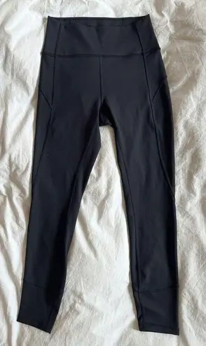 Lululemon In Movement Tight 25" *Everlux - Black - 4