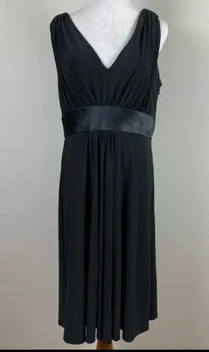 Jones Wear Black Plunge Neckline Maxi Sundress