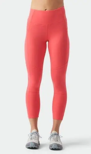 STIO Women's Glide Crop Tech Tight Red