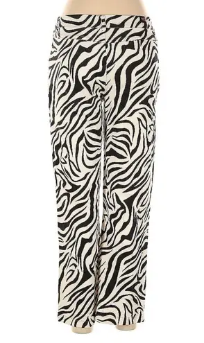 Vintage Y2K Alice’s Lips Black & White Zebra Print Jeans Denim Low