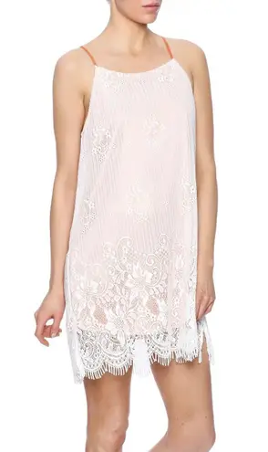 Hem & Thread NWT Boutique Lace Overlay Mini Dress