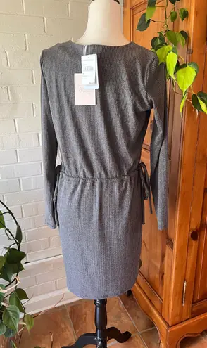 Charles Henry Long Sleeve Knit Office Dress