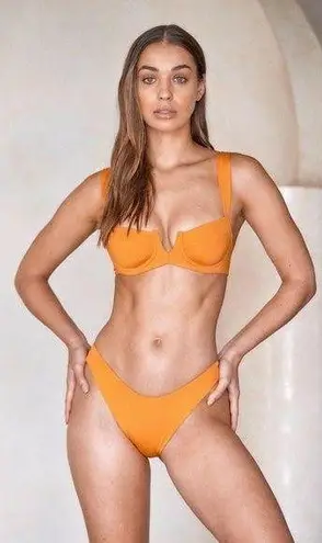 New with Tags - Monday Swimwear Clovelly Top and Byron Bottoms in Burnt Orange