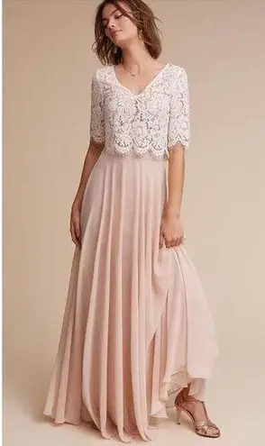 Jenny Yoo Anthropologie BHLDN Hampton Maxi Skirt Size 2. B-10