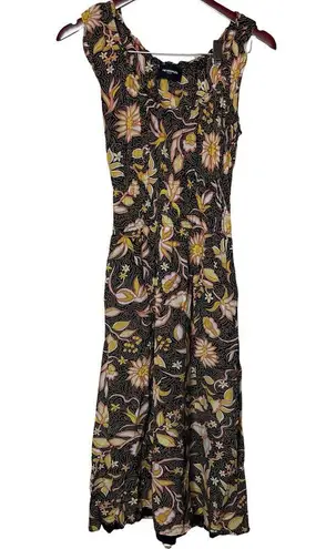 The Kooples Long Summer Dress With All-Over Floral Motif sz 2 US M