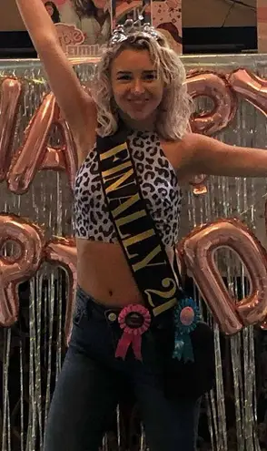 Tobi Lavendar Leopard Print Top  - Image 4