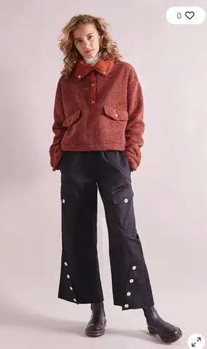 House Of Sunny Teddy Pullover Jacket size S