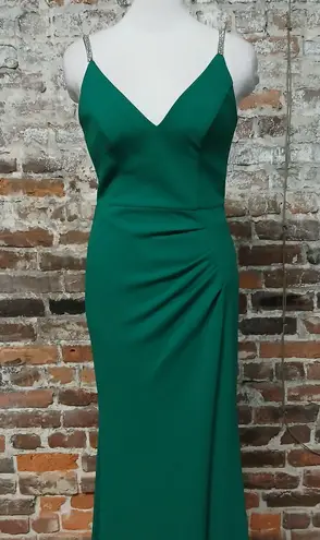 XScape Formal Evening Gown Women's Size 6 Green Maxi Dress Wedding Party