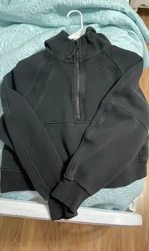 Lululemon Black Cropped Hoodie