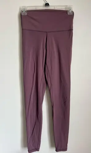 Colorfulkoala Buttery Soft Dusty Red High Rise Full Length Leggings Size Small