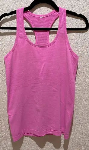 Lululemon  Swiftly Racers Back Tank Top Pink Size 8