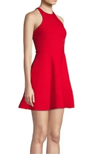 Likely Women's Racerback Fit and Flare Moore Mini Dress Red Size 0