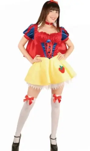 Charades Snow White Costume Teen 12/14 Or Adult XXS Or XS