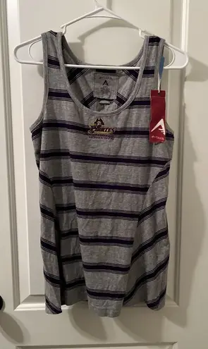 Antigua East Carolina University ECU Pirates Women's Striped Tank Top Shirt Size M - Image 1