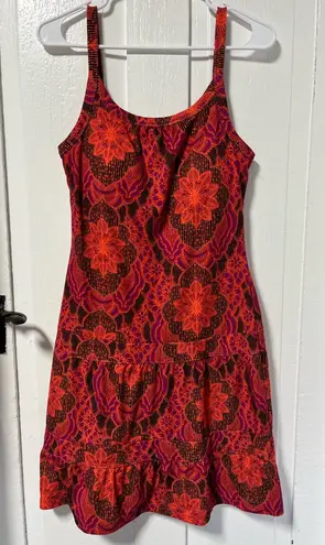 prAna Breathe Lexi Tank Dress Paisley Mandala & Abstract Floral Print Medium