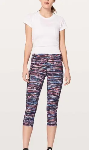 Lululemon  Speed Up Crop 21" Hinshu Alpine White Multi 4