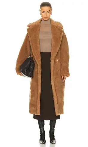 Max Mara Filato Sheer Long Sleeve Top in Sand Small New Womens Knit Sweater Top