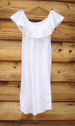 Ba&sh White Slub Knit Dress