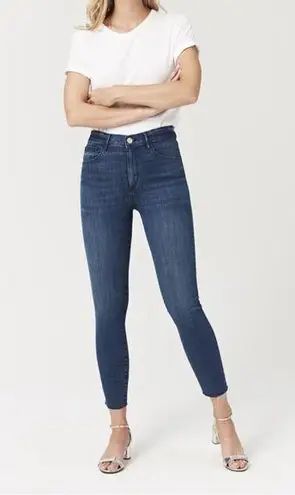 3x1 W3 HIGH RISE SKINNY CROP JEAN - BONNIE Blue Size 24