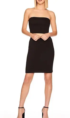 Susana Monaco Signature Stretch Knit Straight Pencil Black Skirt size Small