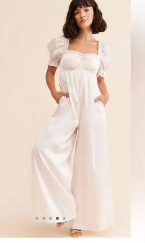 SELKIE Seashell Wide Leg Jumpsuit XL Pink