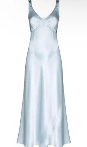 Reformation 100% silk light blue dress NEW