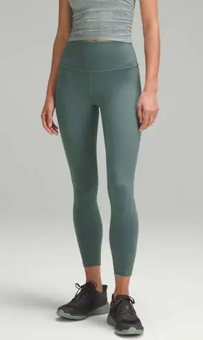 Lululemon - Wunder Train High-Rise Tight 25" Medium Forest Leggings Workout Gym