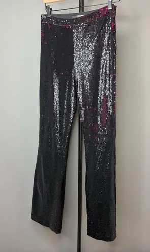 Badgley Mischka Plum Pink black Sequin party
Pants Size 2