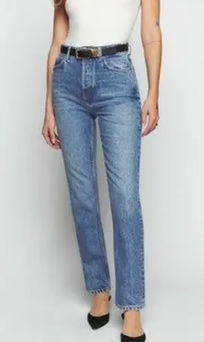 Reformation - Cynthia High Rise Straight Jeans (Color - Colorado) - BRAND NEW