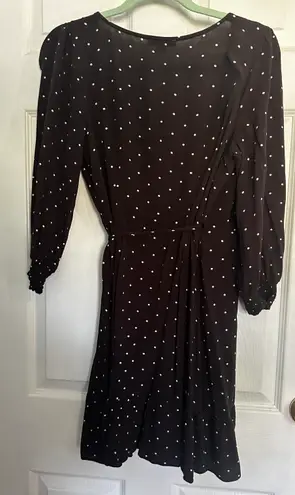 American Eagle Outfitters Black Wrap Dress