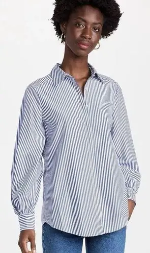 Cinq à Sept Womens Size XS Cinq A Sept Kandice Striped Button Up Shirt NWOT