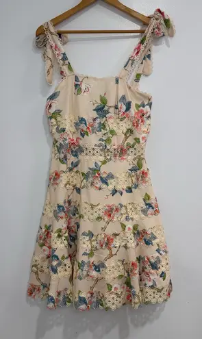 Goodnight Macaroon Cream Floral Midi Dress