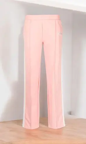 NWT Prince Break Point FLlcTrack Pant Small Dusty Pink, White Pink