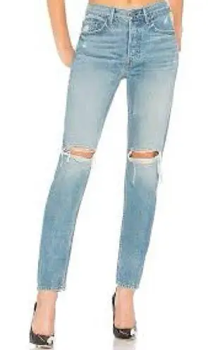 GRLFRND Jeans Size 27 Karolina High Rise Skinny Stonewall Distressed Destroyed