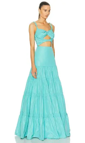 Alexis Chantalle Dress in Aqua Small New Womens Long Maxi Princess Gown