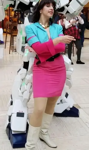 Cosplay Turquoise crop blazer Size 10