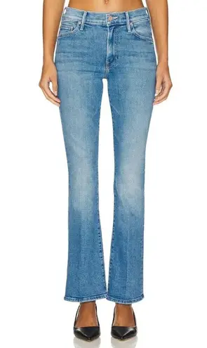 NWT Mother The Outsider Sneak in Flag Me Down Stretch Bootcut Jeans 31 Blue