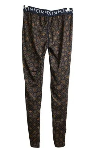 Kari Traa Leggings Small Womens Printed Hiking Running Jogging Outdoors Camp Orange