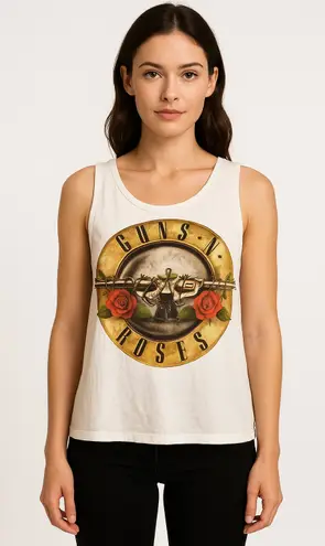 Bravado Vintage Rock Band Graphic Tank Top Guns N’ Roses Size Small
