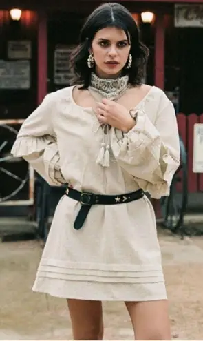 💕SPELL & THE GYPSY💕 Lola Tunic Dress ~ Biscuit M Size M