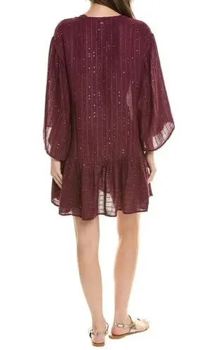 NWT Pq Swim Angelica Sequined Tunic Women's XS/S Purple