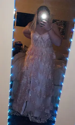 Prom Dress Pink Size 14