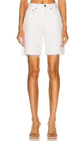 GRLFRND Quinn High Rise 90's Boyfriend Short | Distressed Kelso Dunes White | 30